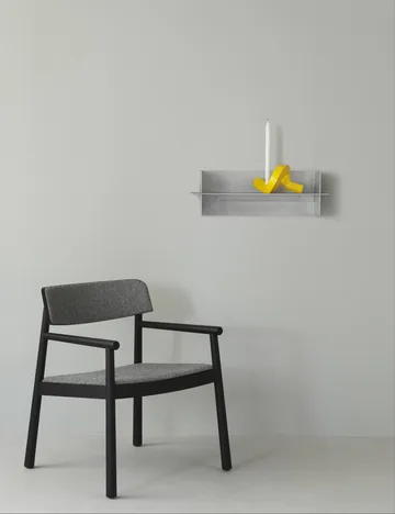 Mensola Alu Shelf 60 cm - Alluminio - Normann Copenhagen