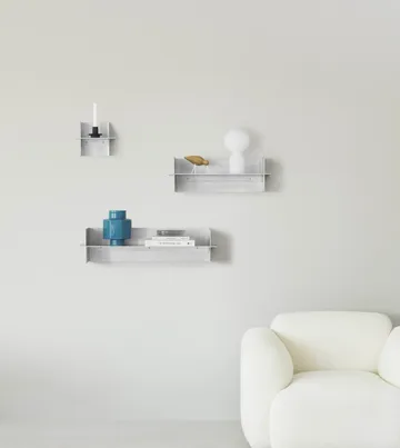 Mensola Alu Shelf 80 cm - Alluminio - Normann Copenhagen