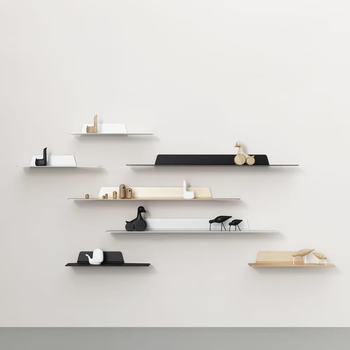 Mensola Jet, nera, alluminio, 80 cm Normann Copenhagen