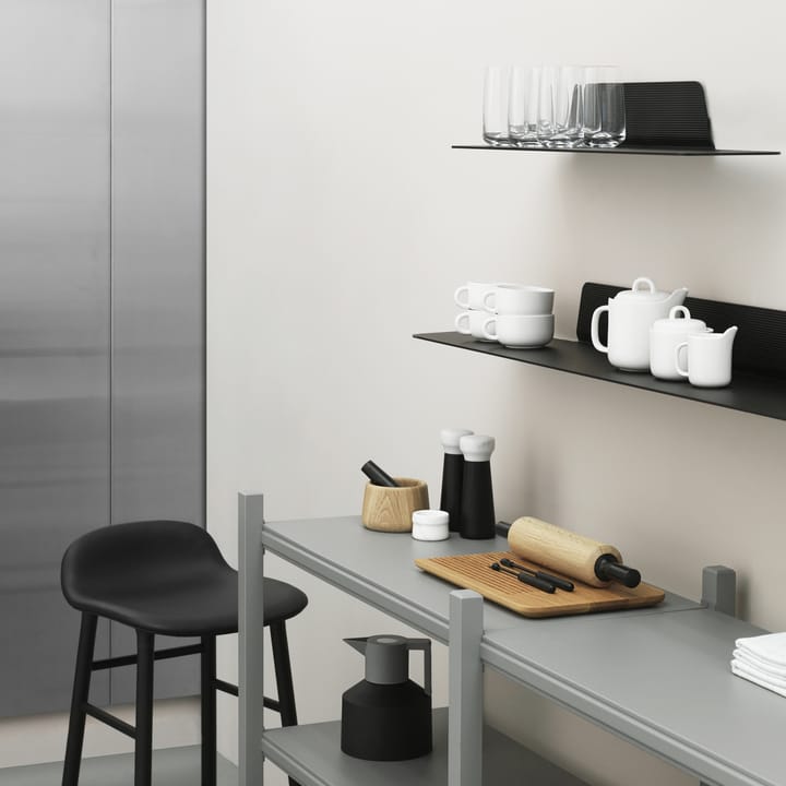 Mensola Jet, nera, alluminio, 80 cm Normann Copenhagen