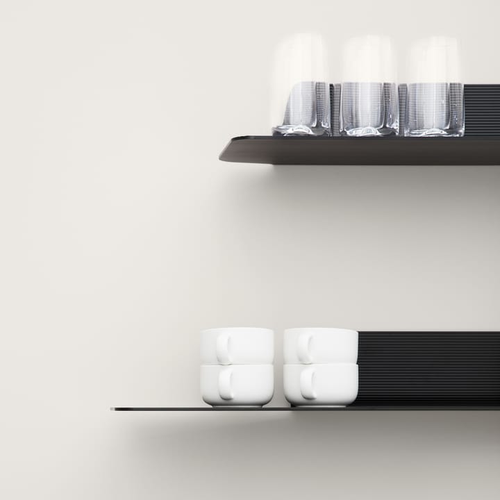 Mensola Jet, nera, alluminio, 80 cm Normann Copenhagen