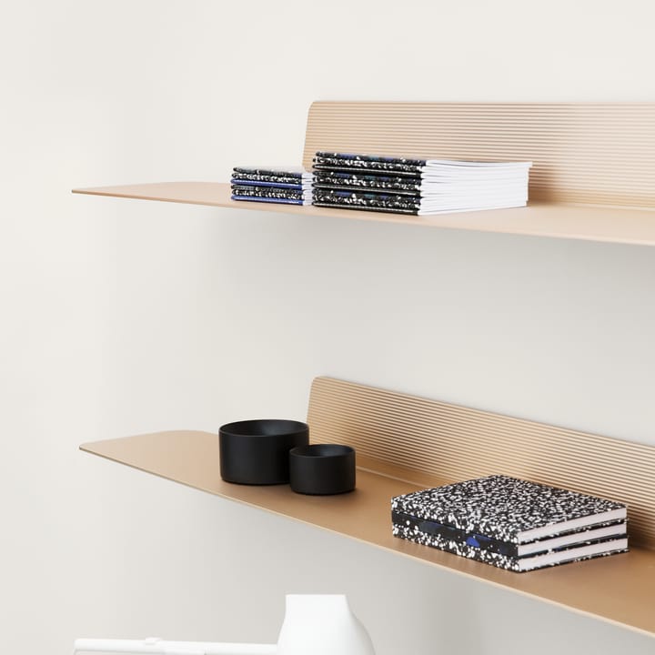 Mensola Jet, nera, alluminio, 80 cm Normann Copenhagen