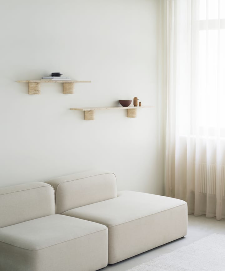 Mensola Sten 80 cm, Travertino Normann Copenhagen