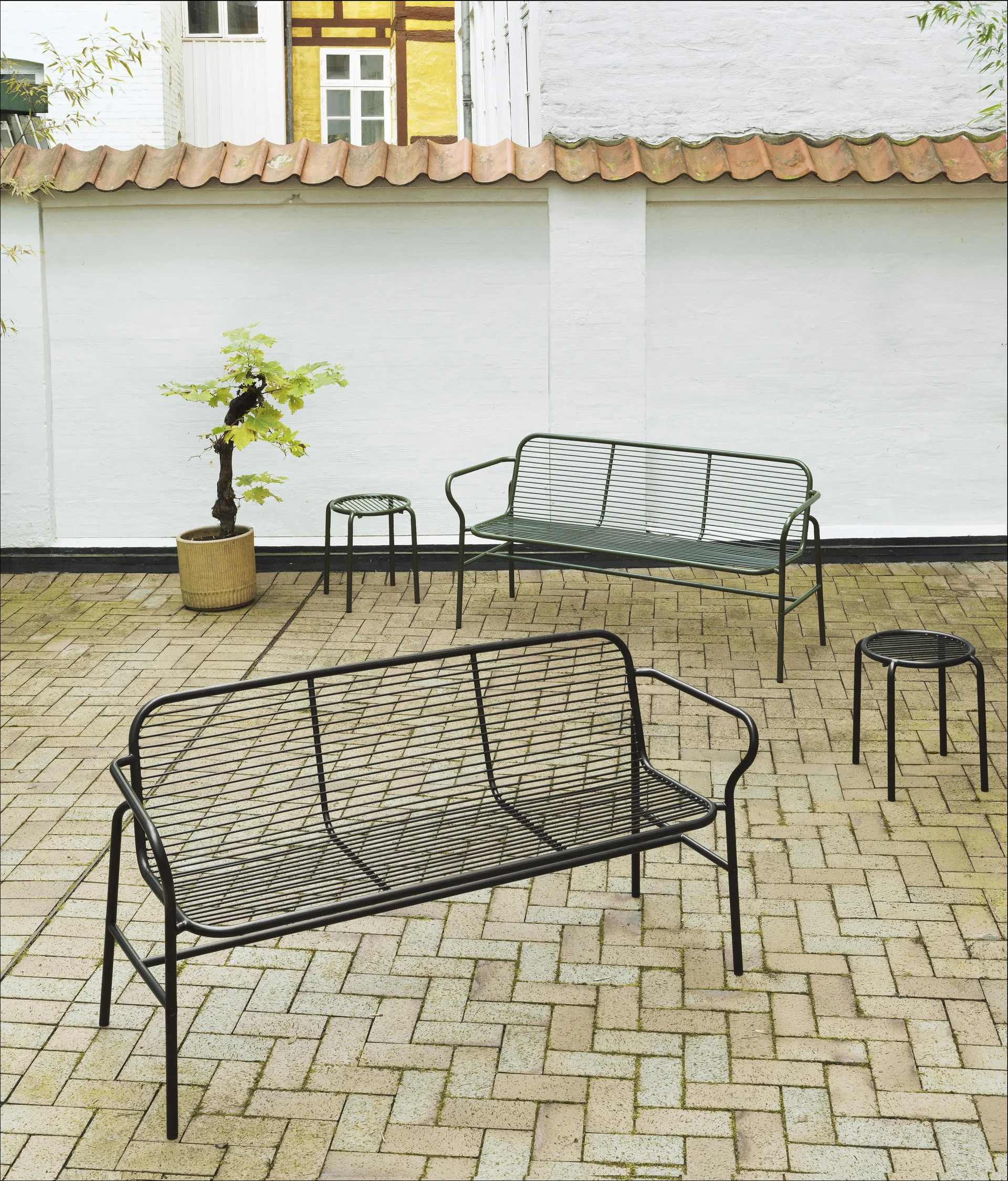 Panca da pranzo Vig, Verde Normann Copenhagen