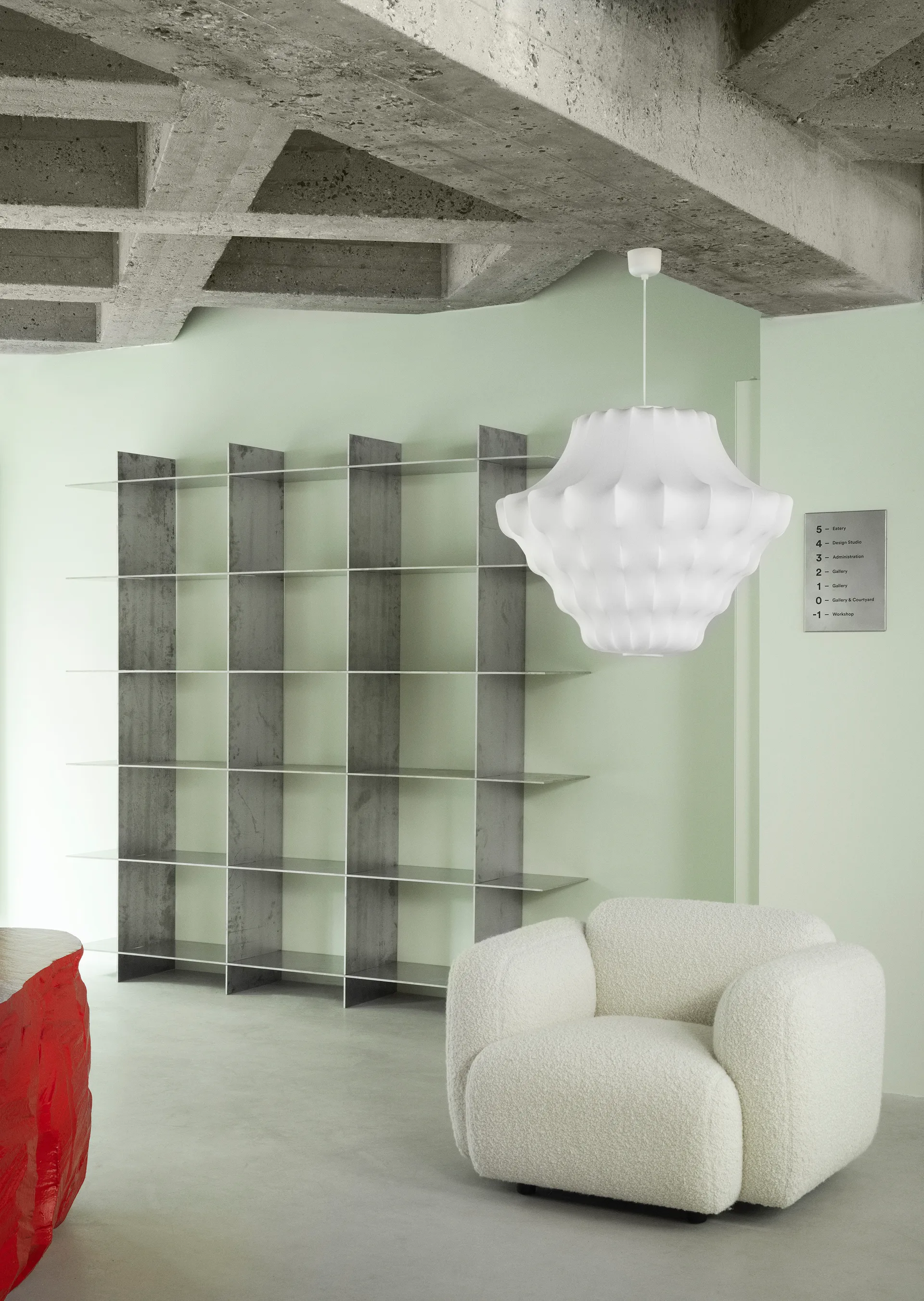 Plafoniera Phantom grande, Bianco Normann Copenhagen