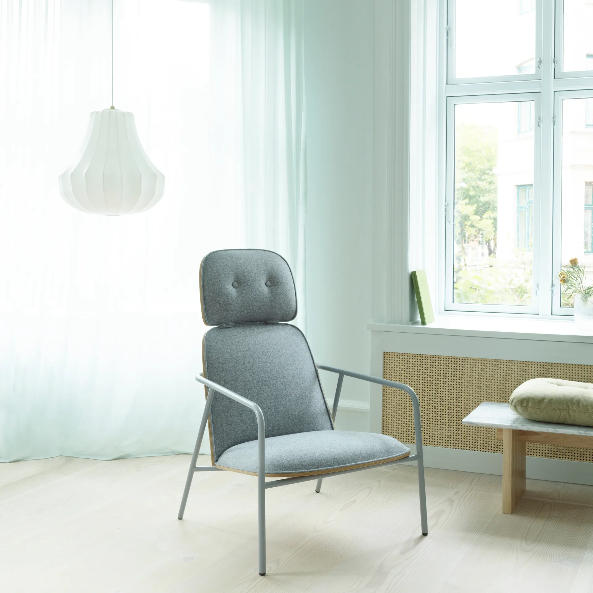Plafoniera Phantom piccola, Bianco Normann Copenhagen