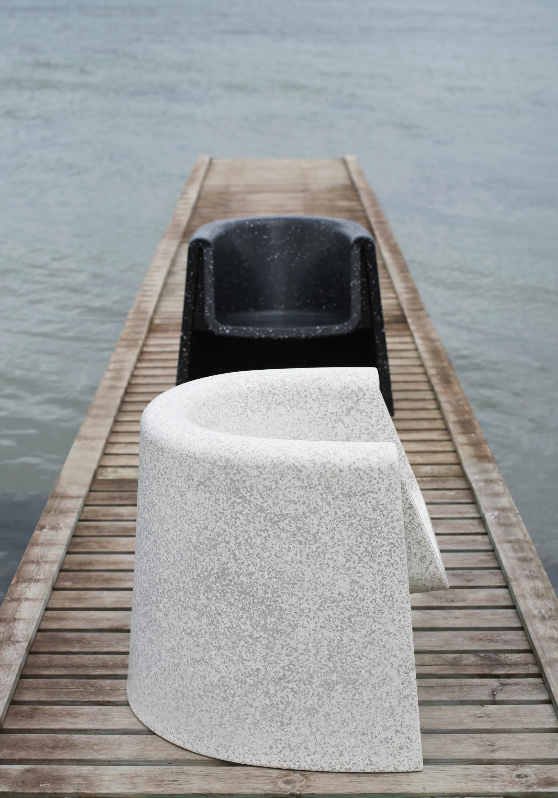 Poltrona Bit Lounge Chair, Bianco Normann Copenhagen