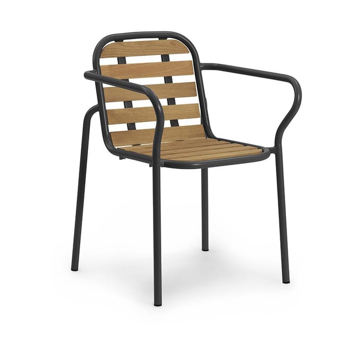 Poltrona con braccioli Vig Robinia - Nero - Normann Copenhagen