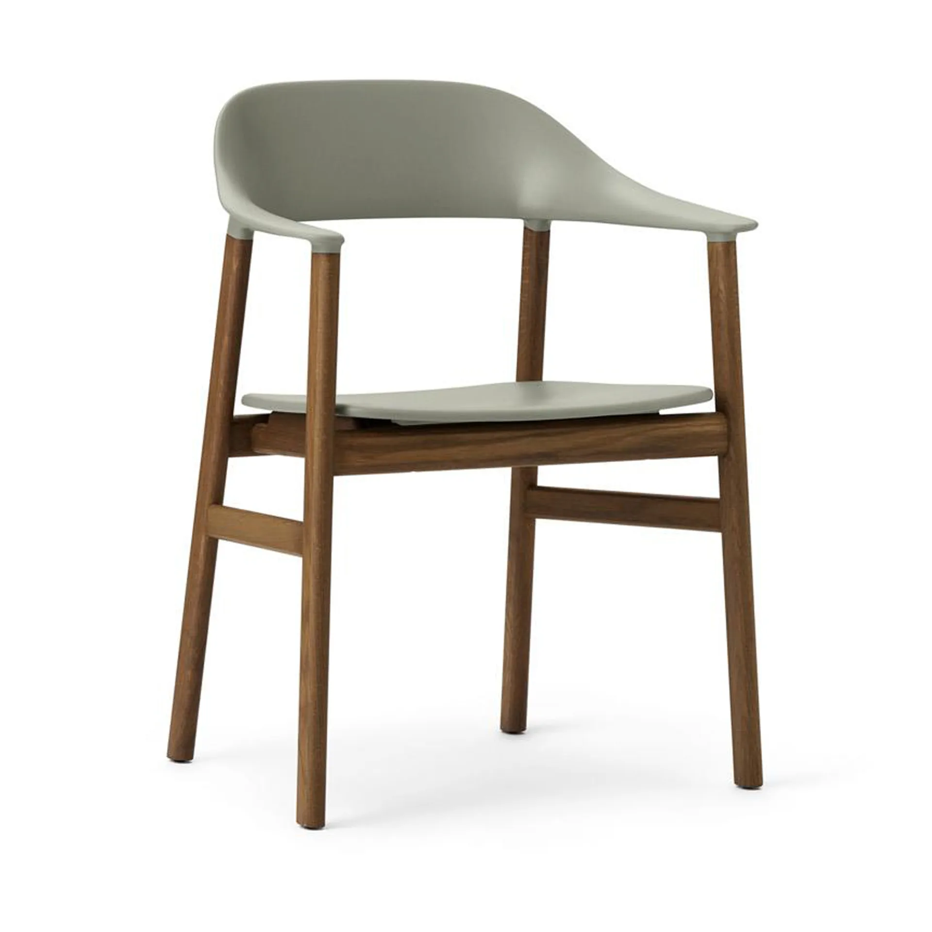 Poltrona Herit rovere affumicato, Dusty Green Normann Copenhagen