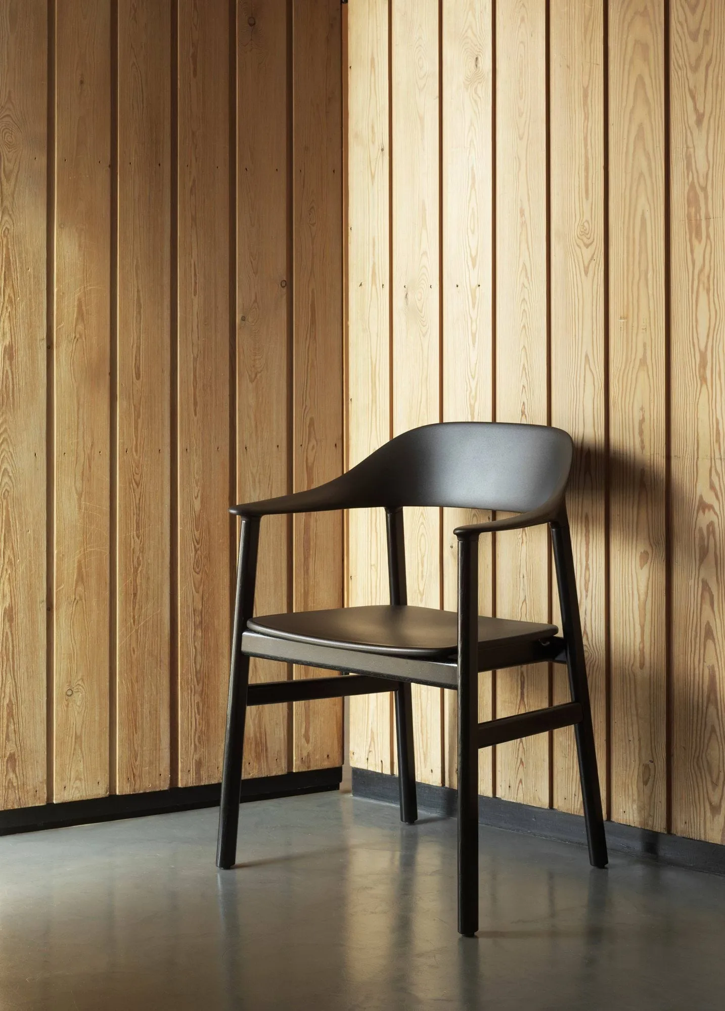Poltrona Herit rovere affumicato, Dusty Green Normann Copenhagen