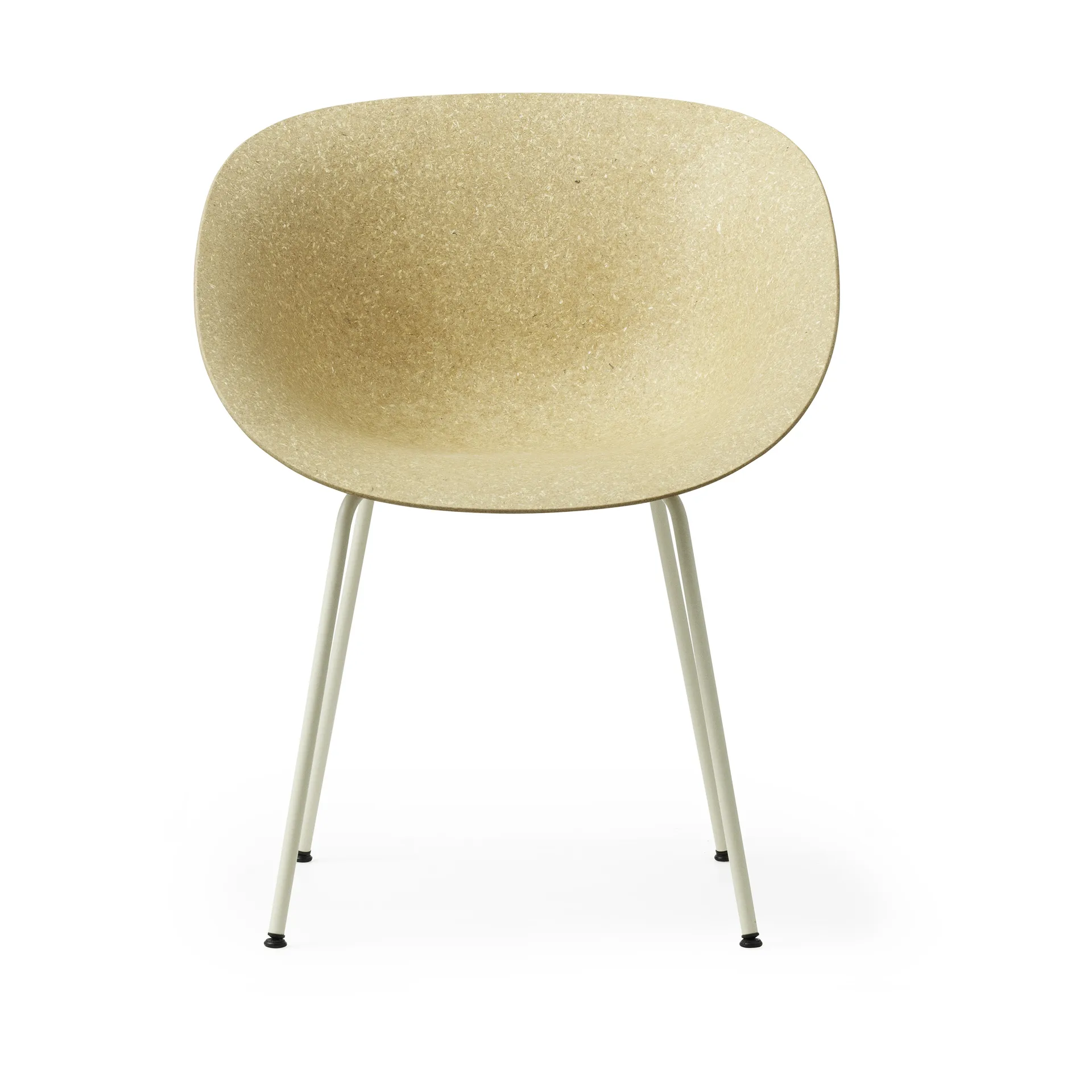 Poltrona Mat con braccioli, Hemp-cream steel Normann Copenhagen