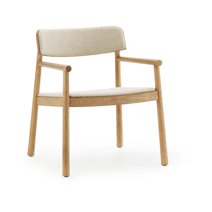 Poltrona Timb - Frassino color cuoio – tessuto Hallingdal 220 - Normann Copenhagen