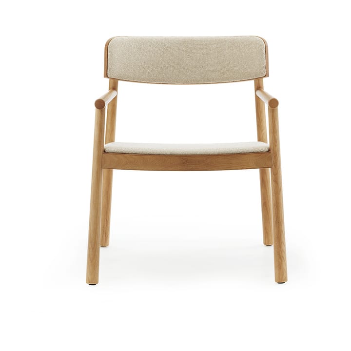 Poltrona Timb, Frassino color cuoio – tessuto Hallingdal 220 Normann Copenhagen