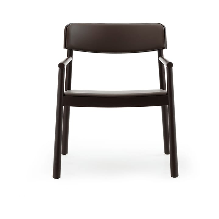 Poltrona Timb, Frassino marrone – pelle ultra color cioccolato Normann Copenhagen