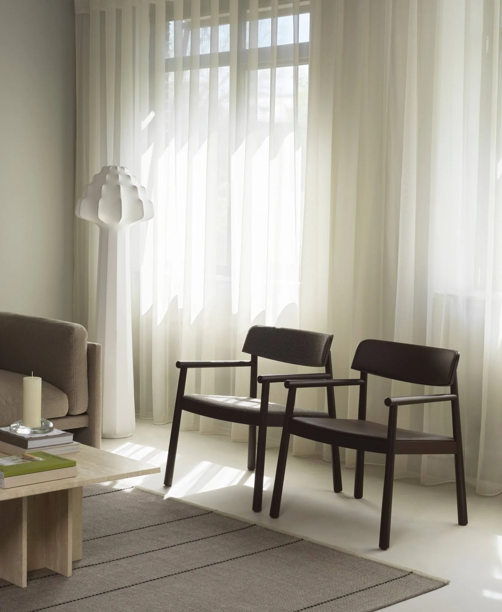Poltrona Timb, Frassino marrone Normann Copenhagen