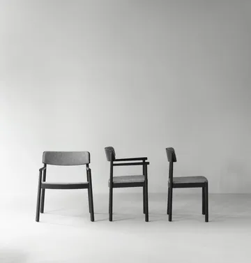 Poltrona Timb - Frassino nero-tessuto Hallingdal 166 - Normann Copenhagen