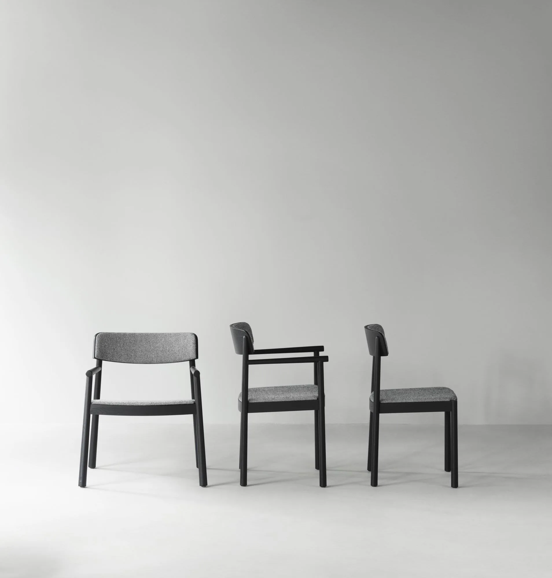 Poltroncina Timb, Frassino nero-tessuto Hallingdal 166 Normann Copenhagen