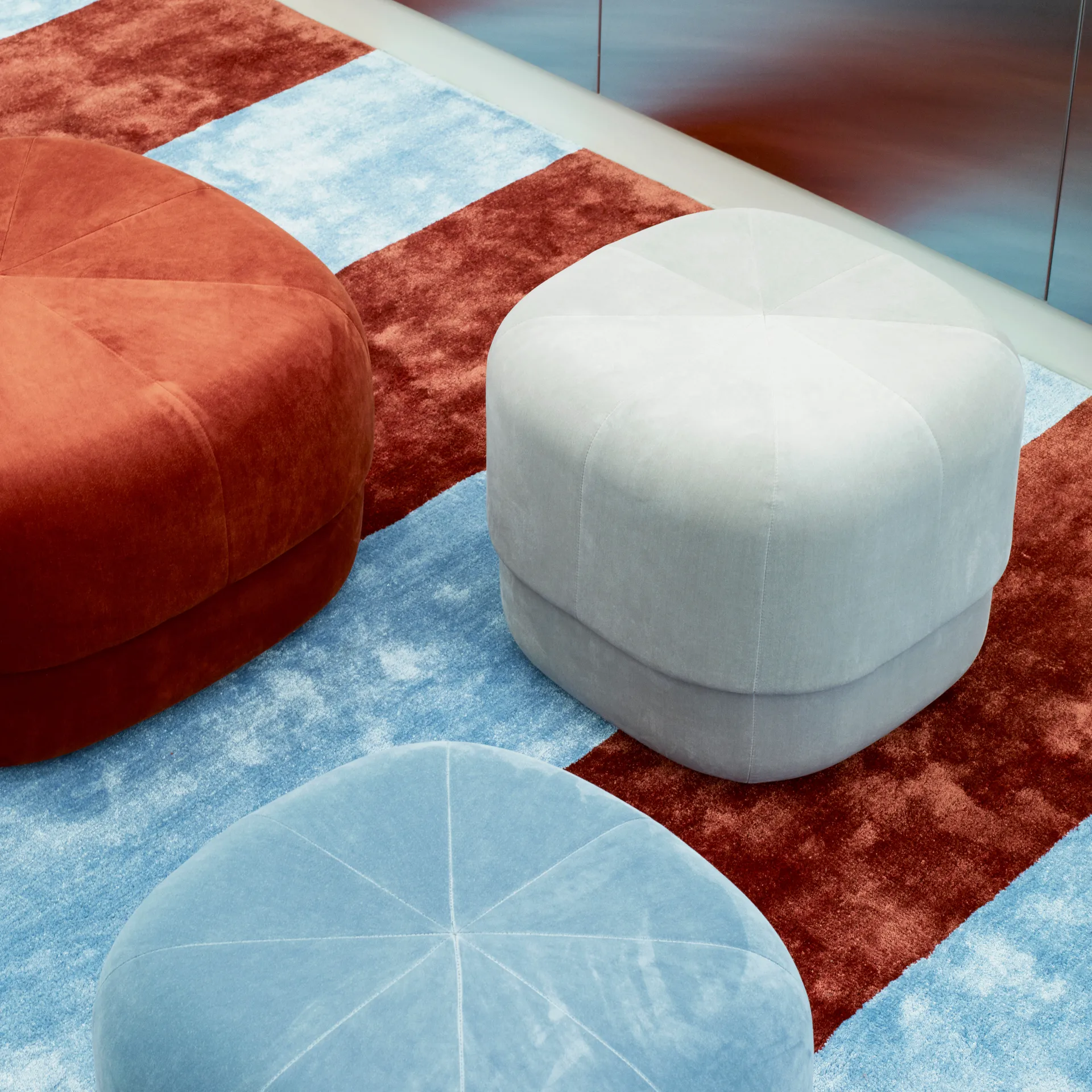 Pouf Circus, azzurro Normann Copenhagen