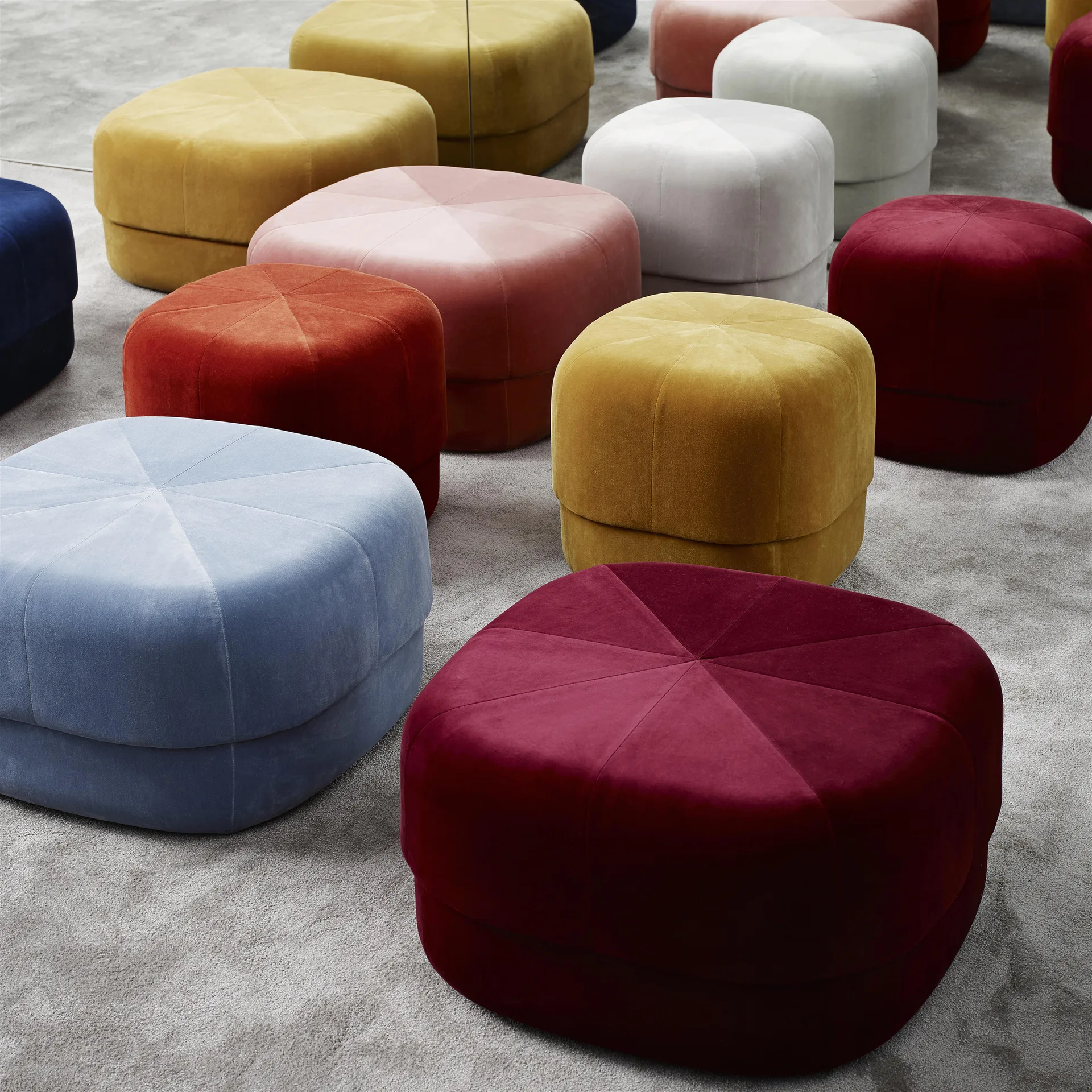 Pouf Circus, rosso ruggine Normann Copenhagen
