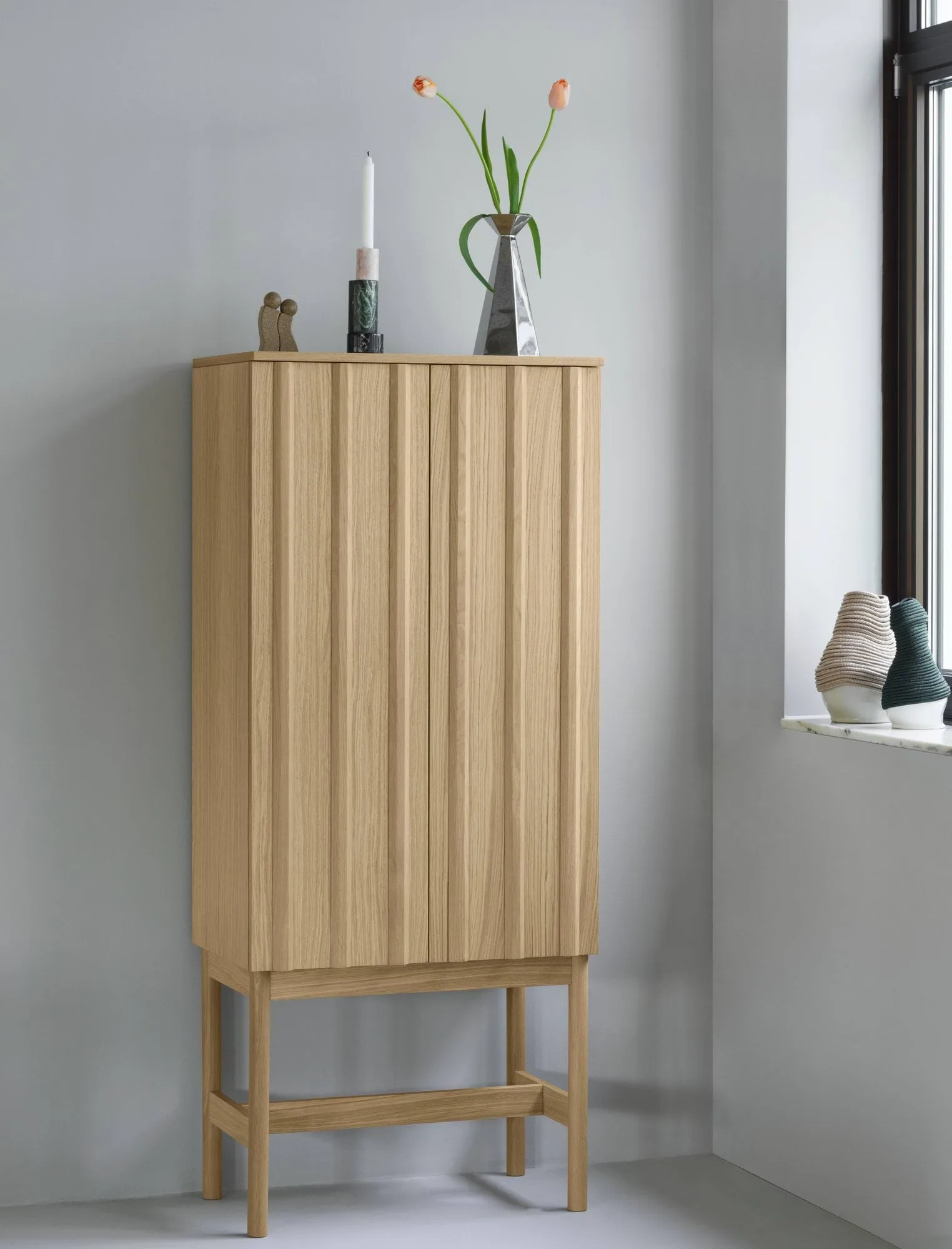 Rib armadio, Rovere, 166,5x70x43 cm Normann Copenhagen