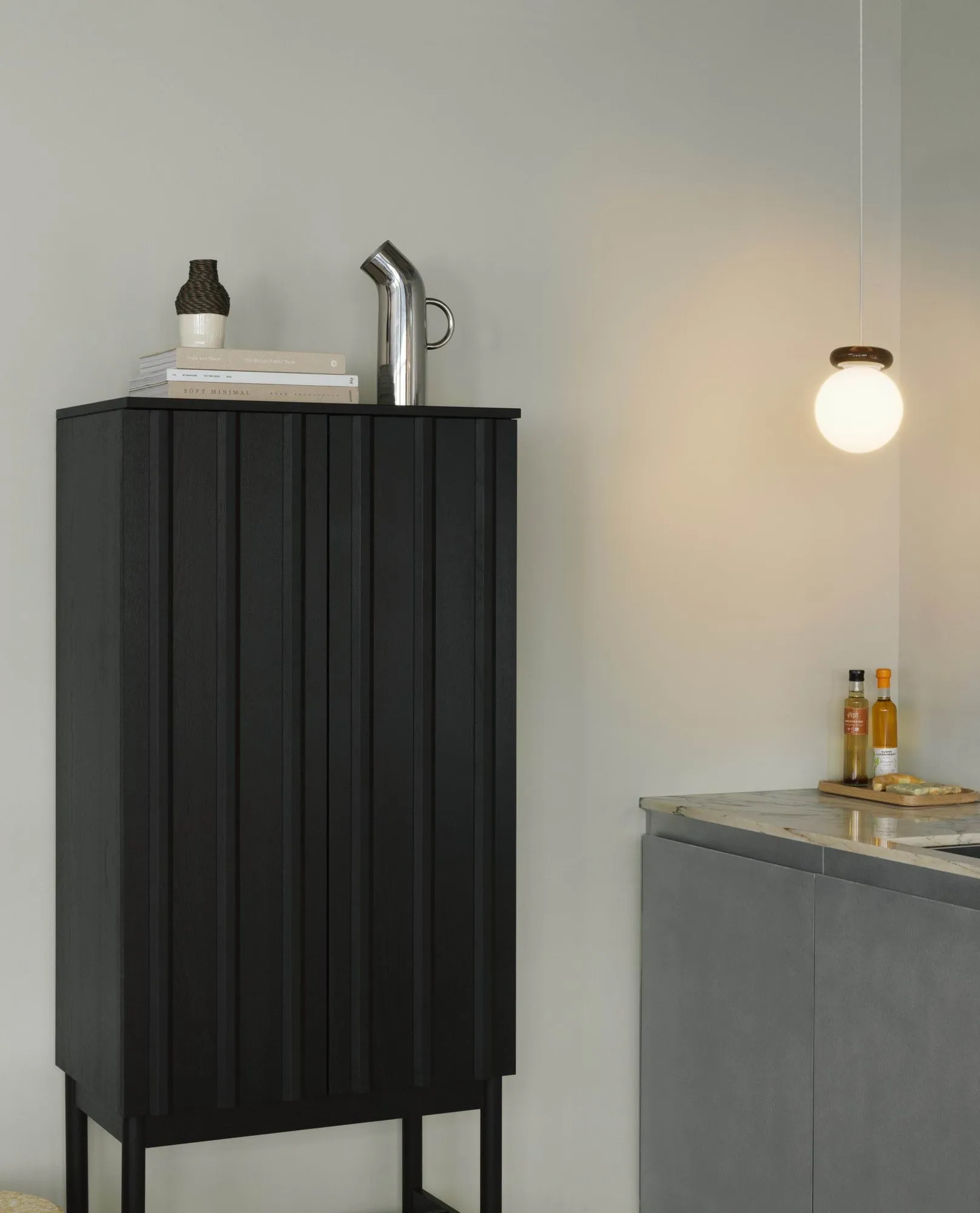 Rib armadio, Soft black, 166,5x70x43 cm Normann Copenhagen