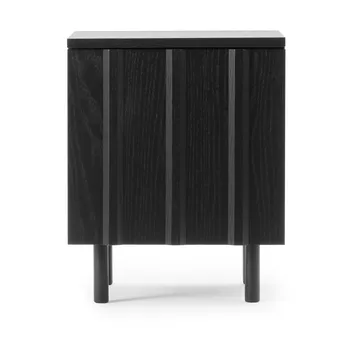 Rib comodino - Soft black, 52x42x40 cm - Normann Copenhagen