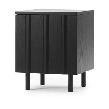 Rib comodino - Soft black, 52x42x40 cm - Normann Copenhagen