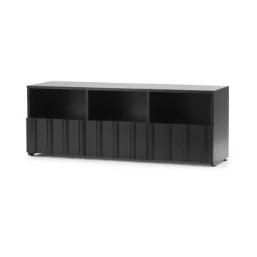 Rib credenza ibrida - Soft black, 44x120x38 cm - Normann Copenhagen
