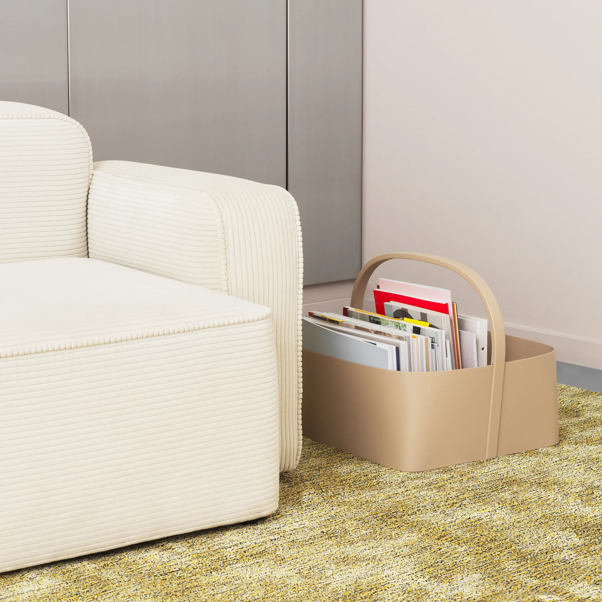 Scatola contenitore Shaker 45x45 cm, sand Normann Copenhagen