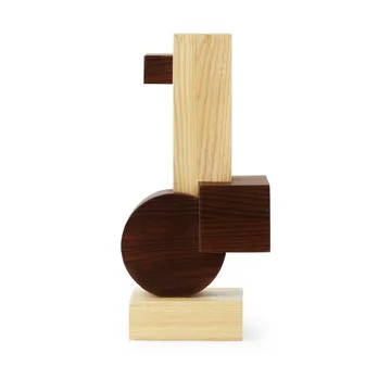 Scultura Join – Medium - Frassino – Frassino carbonizzato - Normann Copenhagen