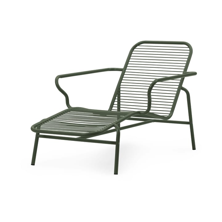 Sedia a sdraio Vig Chaise Lounge  - Verde - Normann Copenhagen