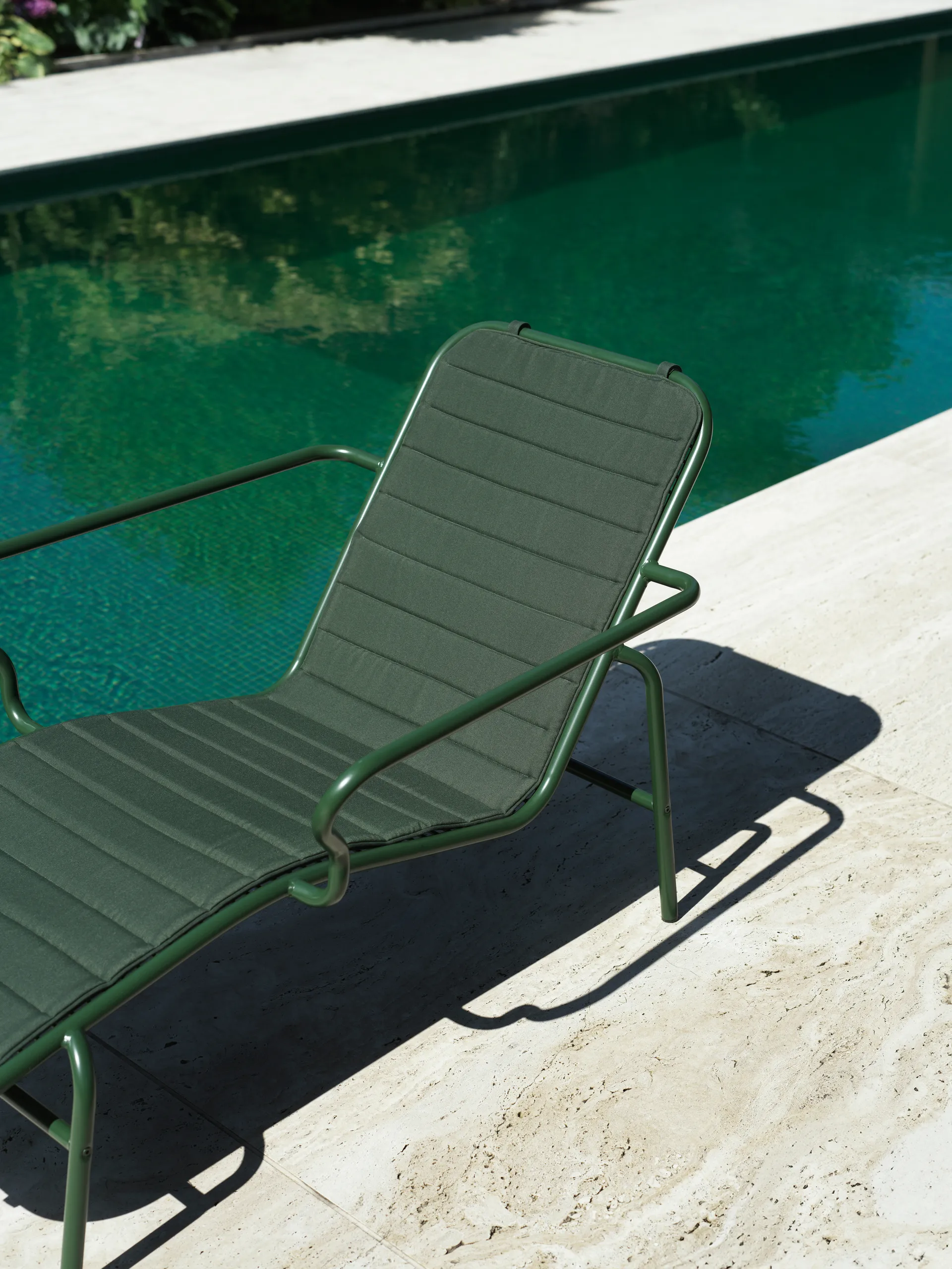 Sedia a sdraio Vig Chaise Lounge, Verde Normann Copenhagen