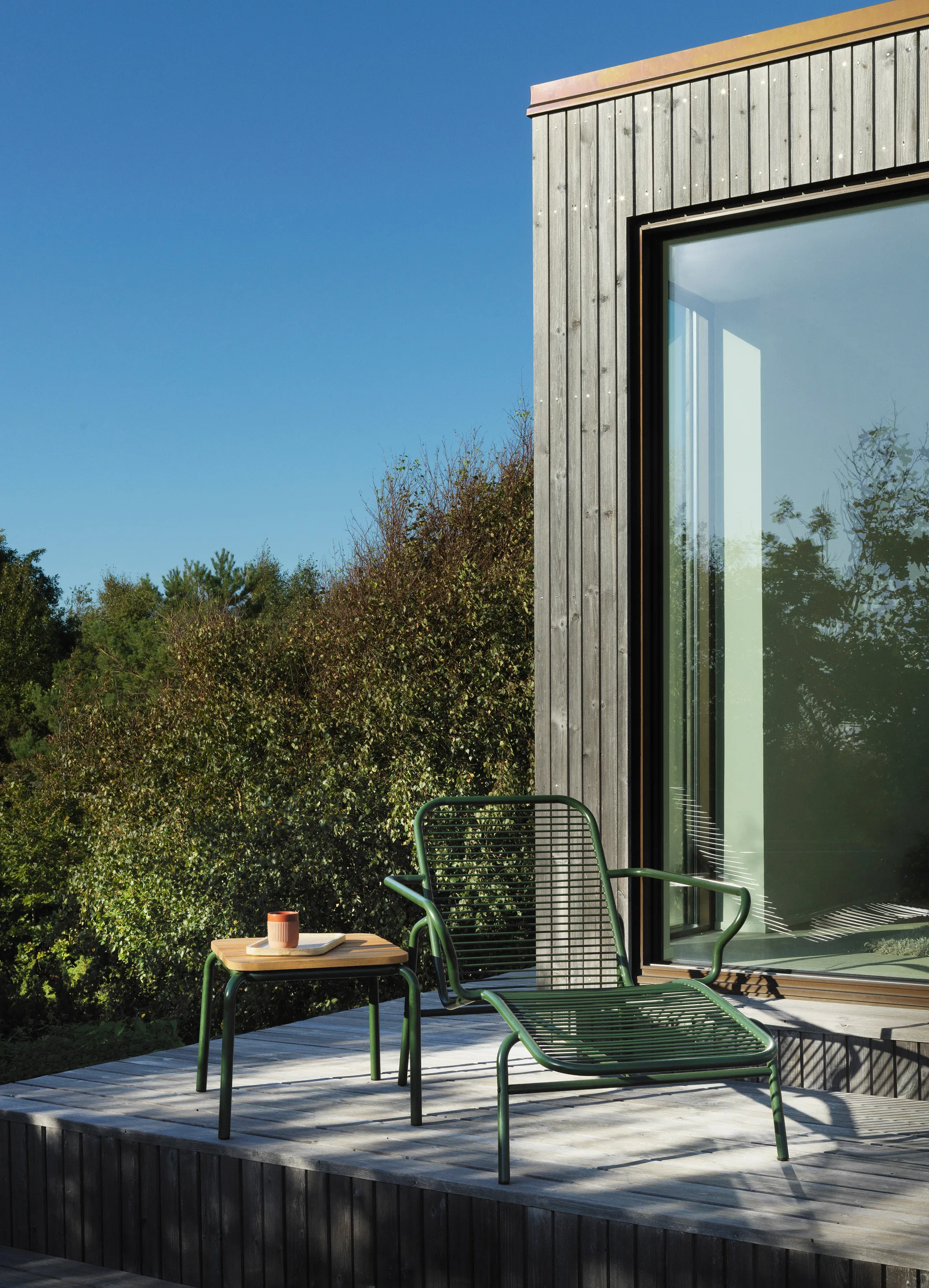 Sedia a sdraio Vig Chaise Lounge, Verde Normann Copenhagen