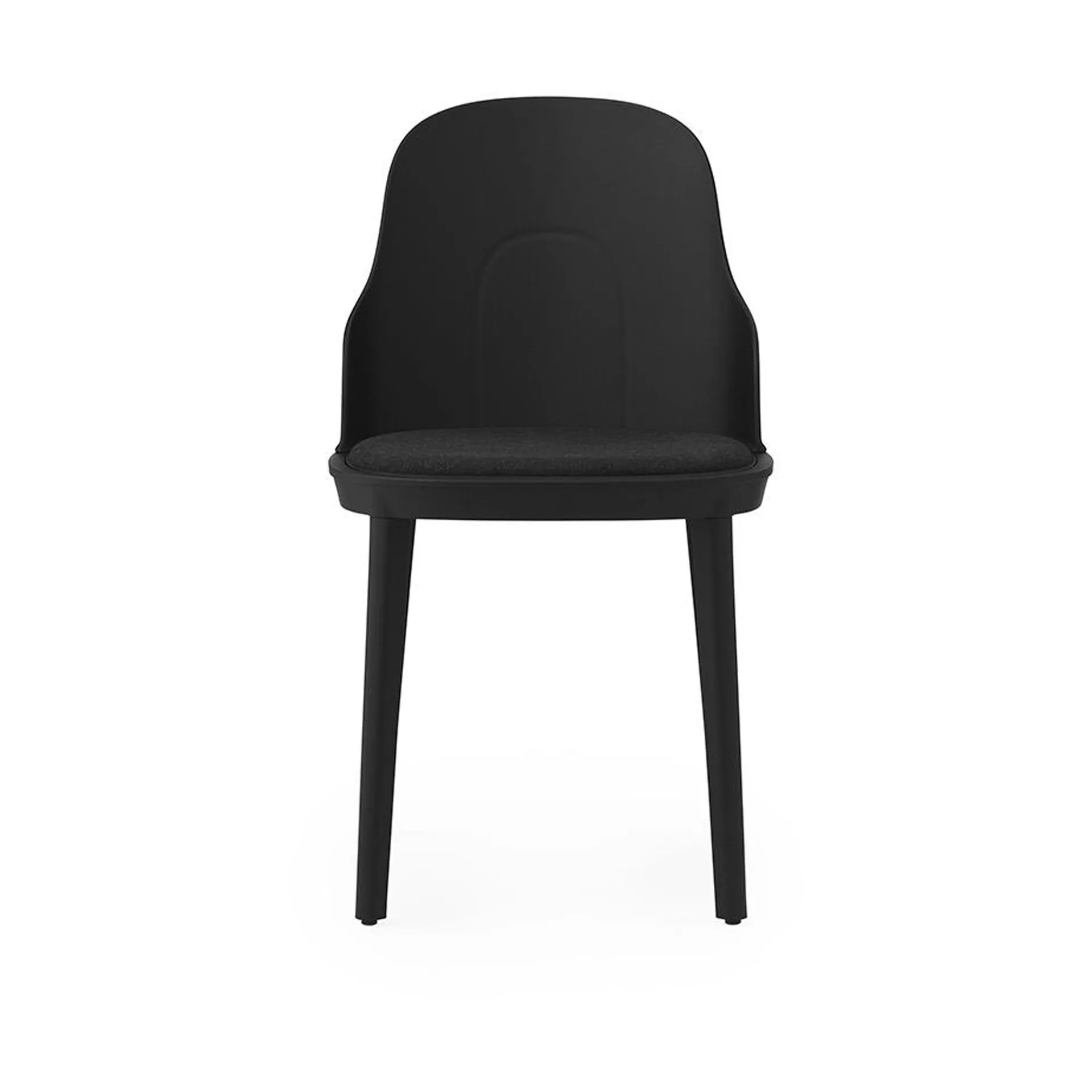 Sedia Allez con cuscino da seduta, Black Normann Copenhagen