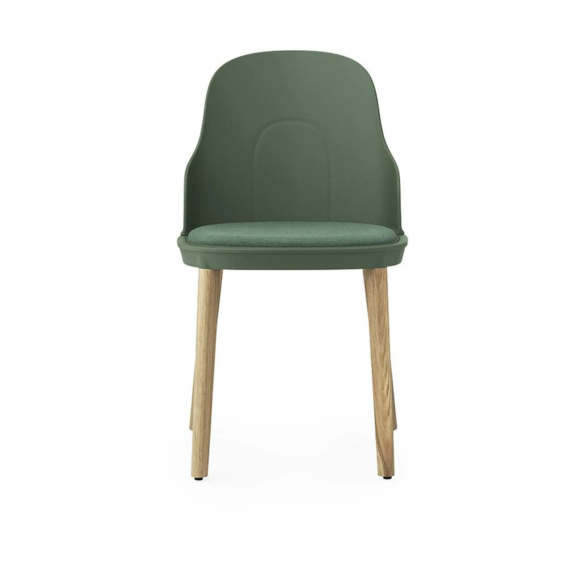 Sedia Allez con cuscino da seduta e gambe in rovere, Park Green Normann Copenhagen