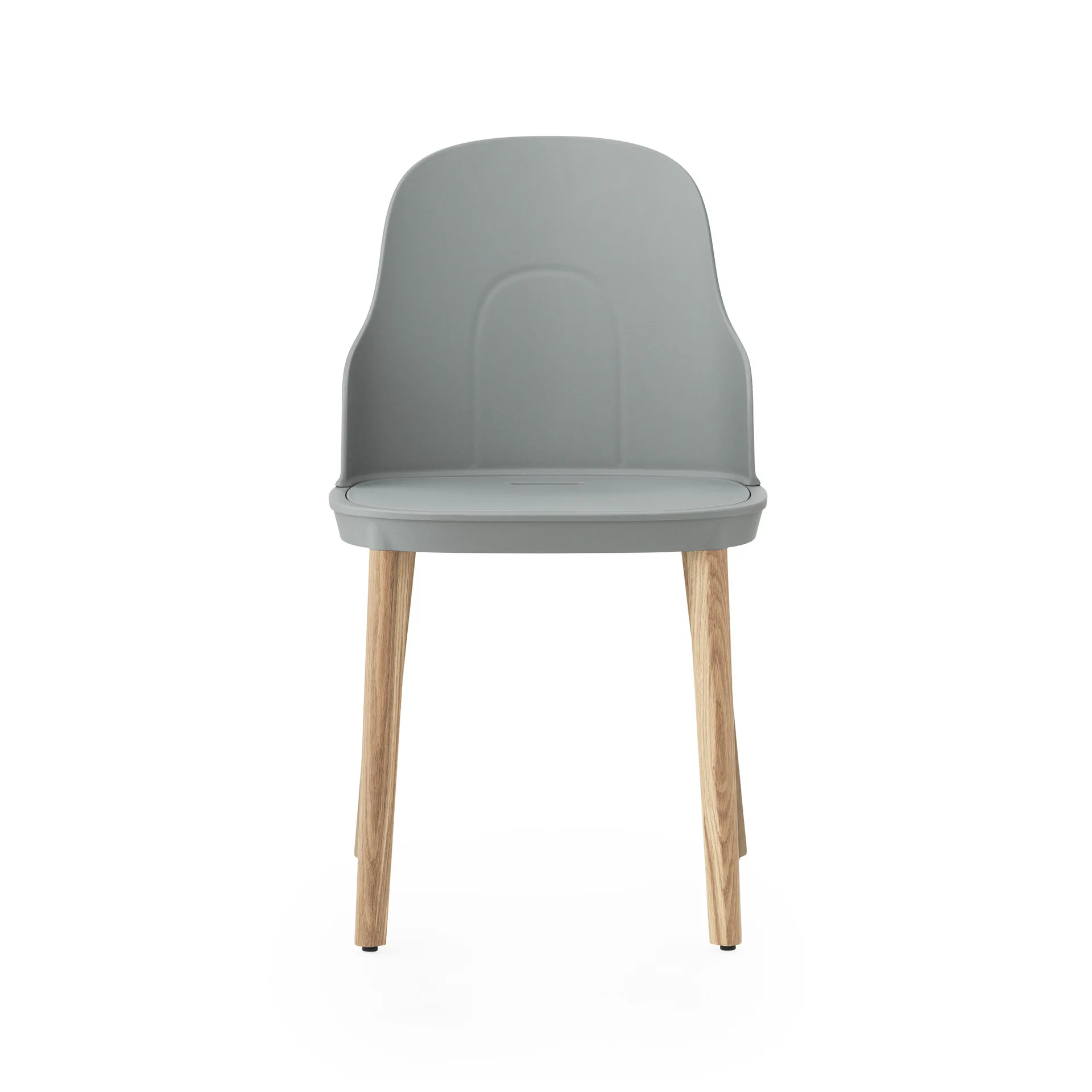 Sedia Allez con gambe in rovere, Grigio, rovere Normann Copenhagen