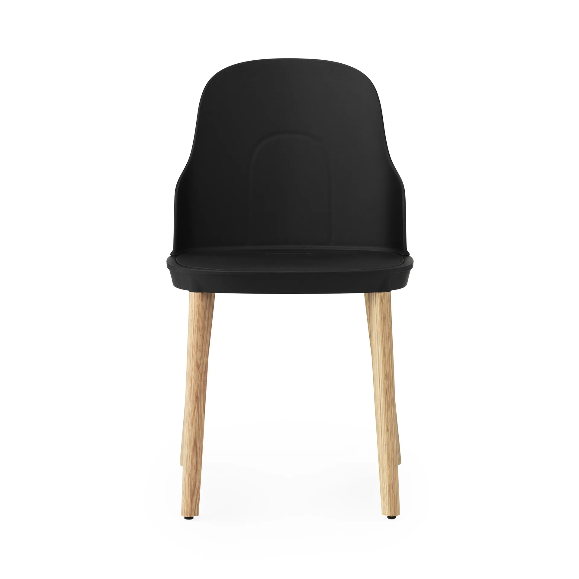 Sedia Allez con gambe in rovere, Nero, rovere Normann Copenhagen