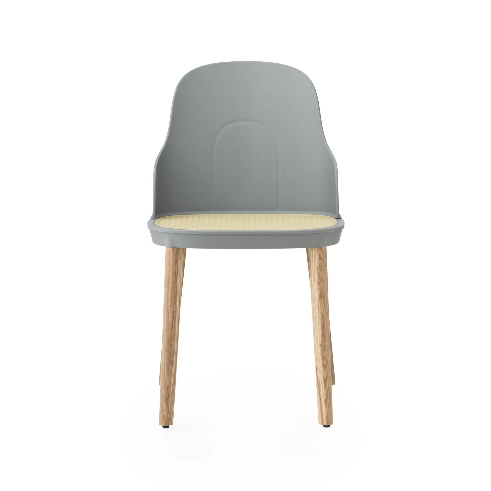 Sedia Allez in vimini sagomato, Grigio-rovere Normann Copenhagen