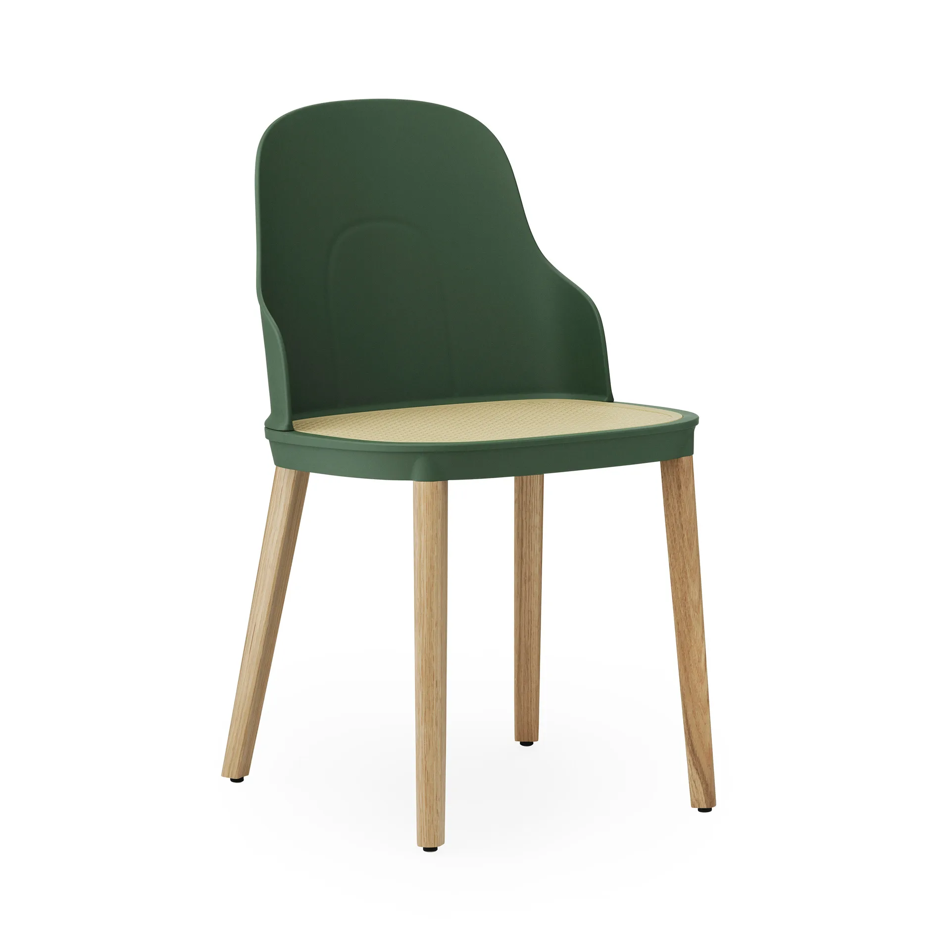 Sedia Allez in vimini sagomato, Park green-rovere Normann Copenhagen