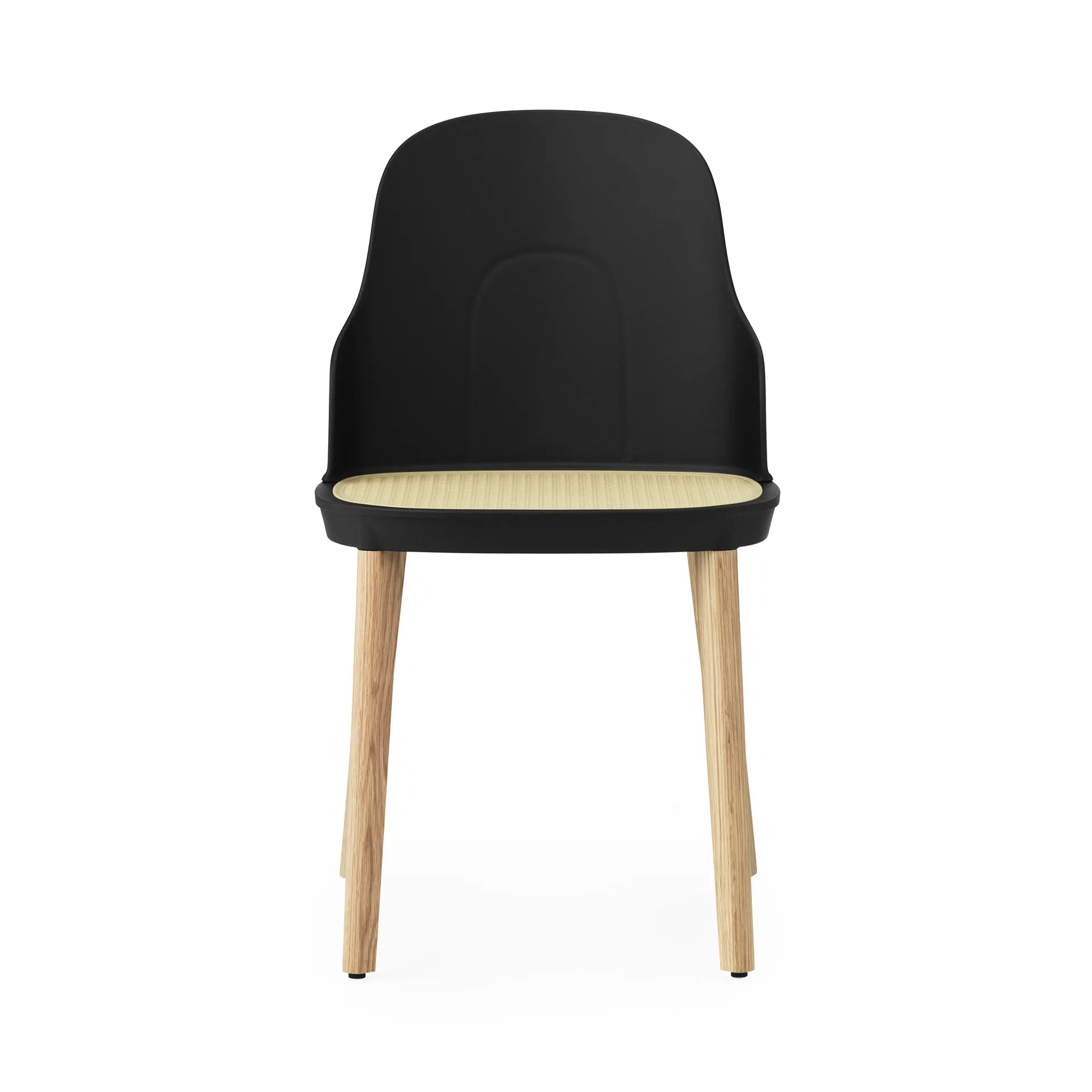 Sedia Allez in vimini sagomato, Rovere nera Normann Copenhagen