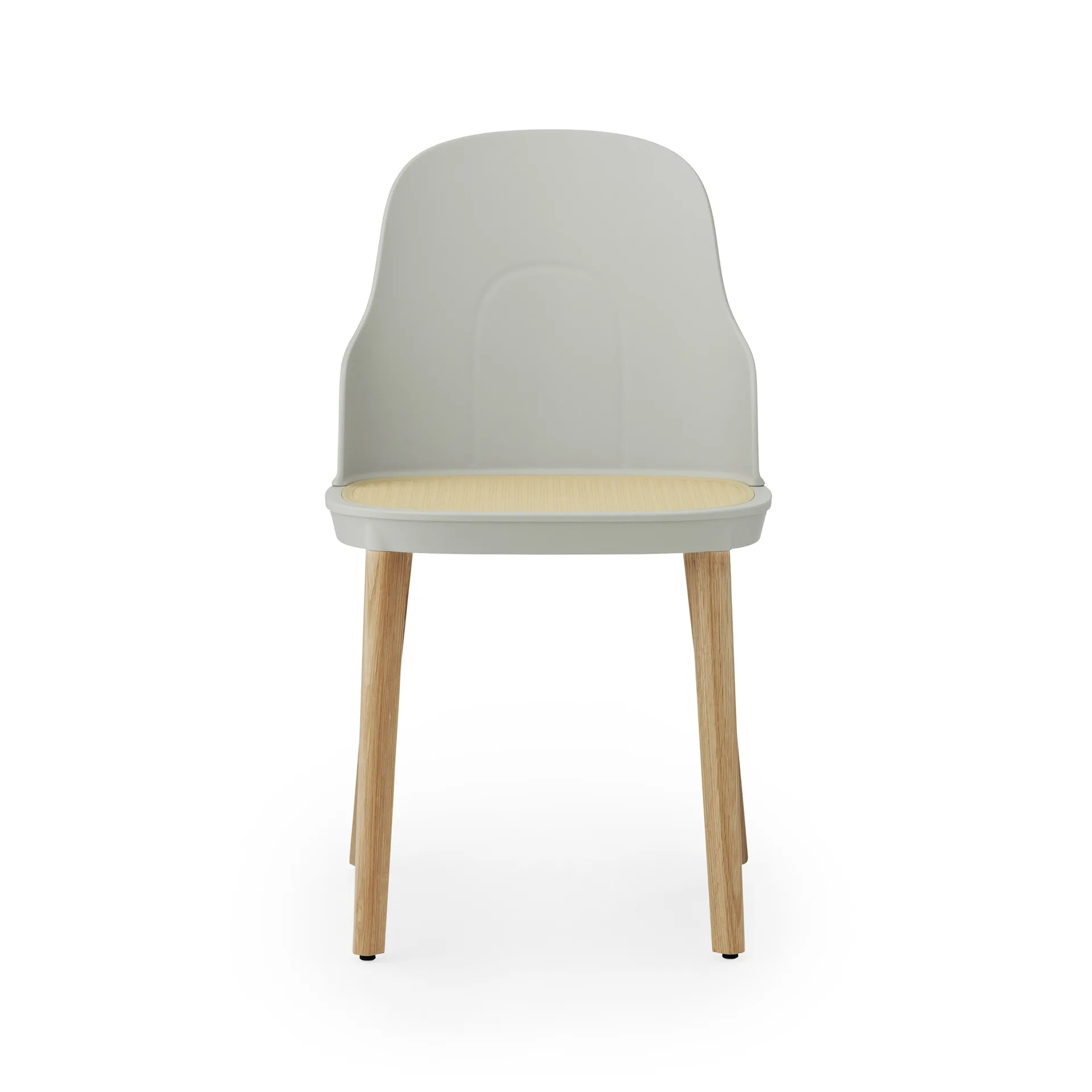 Sedia Allez in vimini sagomato, Warm grey - quercia Normann Copenhagen