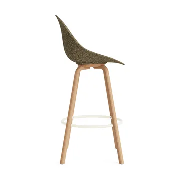 Sedia da bar Mat Bar Chair 75 cm - Alga-faggio-cream steel - Normann Copenhagen