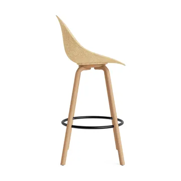 Sedia da bar Mat Bar Chair 75 cm - Canapa-faggio-acciaio nero - Normann Copenhagen