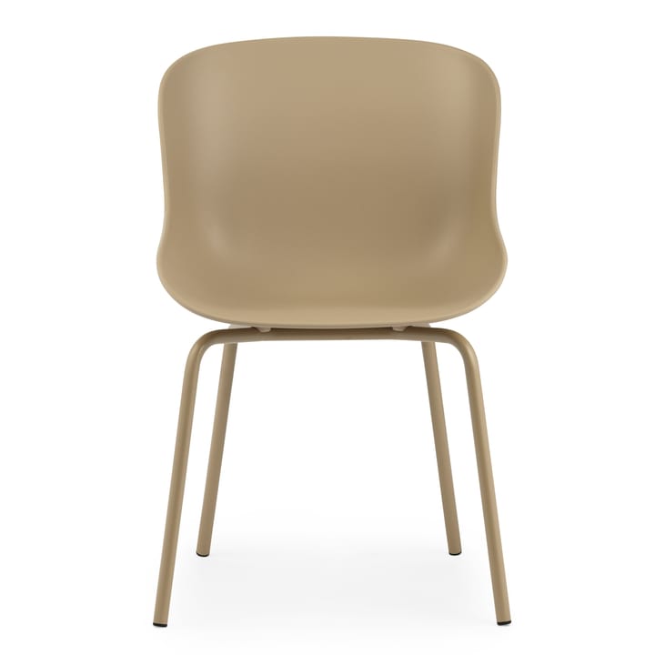 Sedia Hyg con gambe in metallo, Sabbia Normann Copenhagen