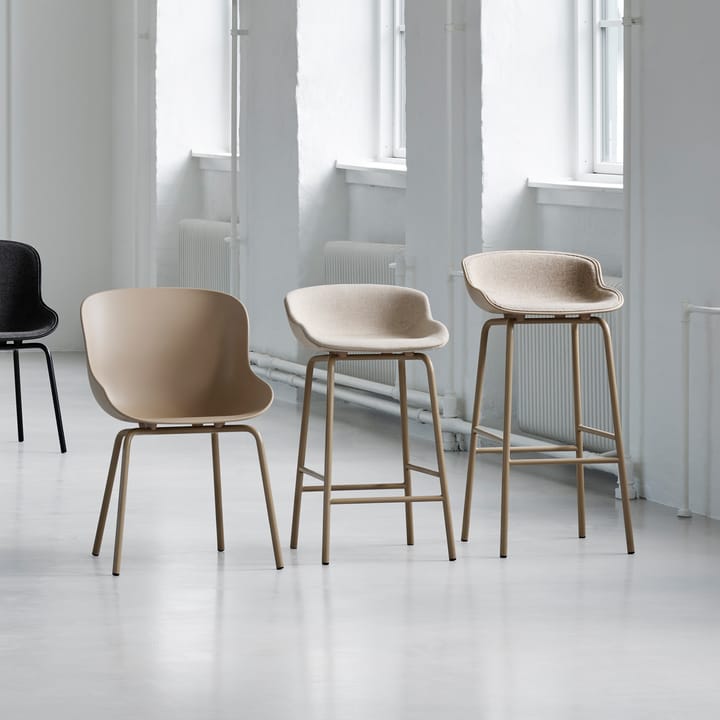 Sedia Hyg con gambe in metallo, Sabbia Normann Copenhagen