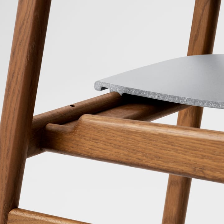 Sedia in rovere affumicato Herit, Grigio Normann Copenhagen