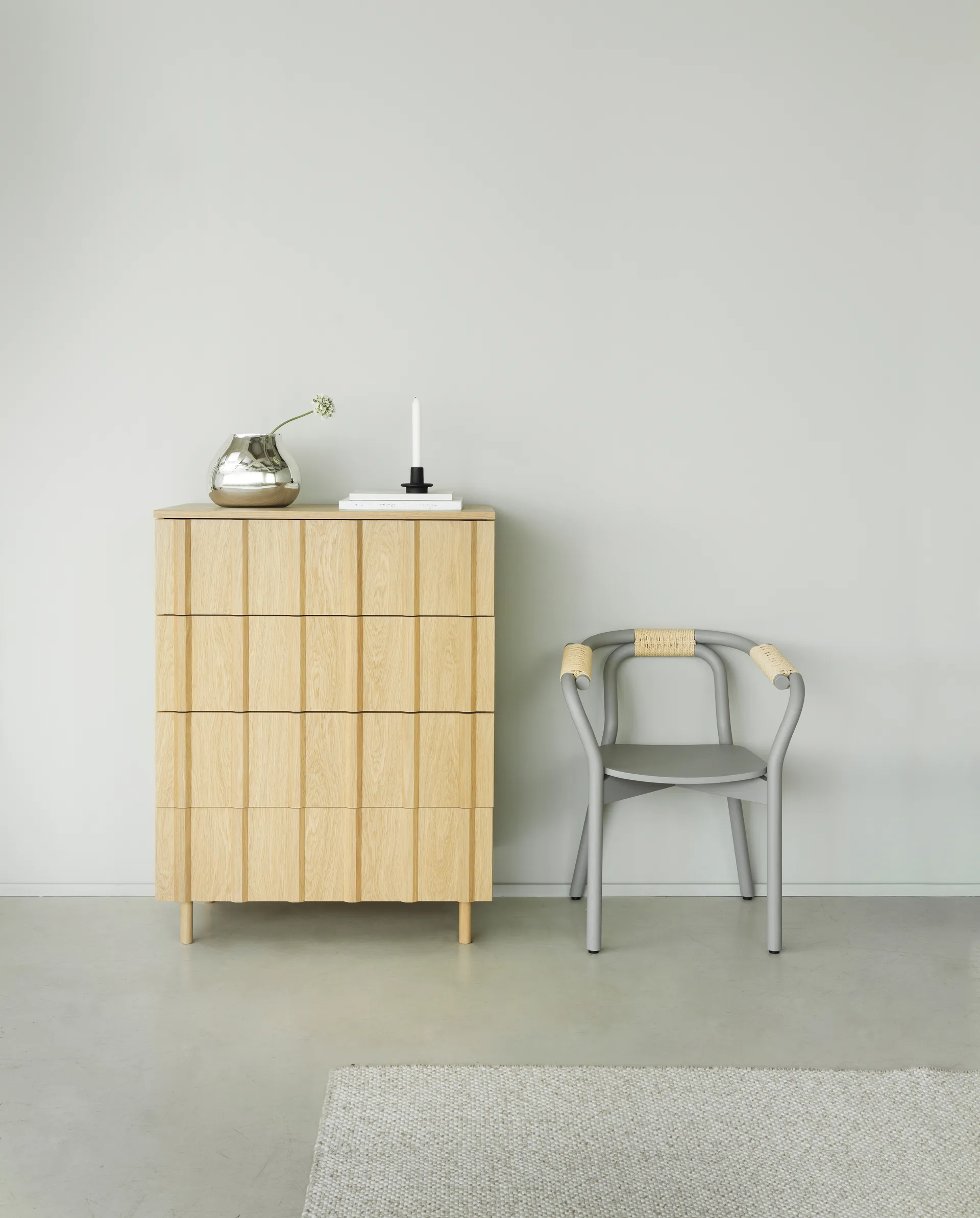 Sedia Knot, Grigio-natura Normann Copenhagen