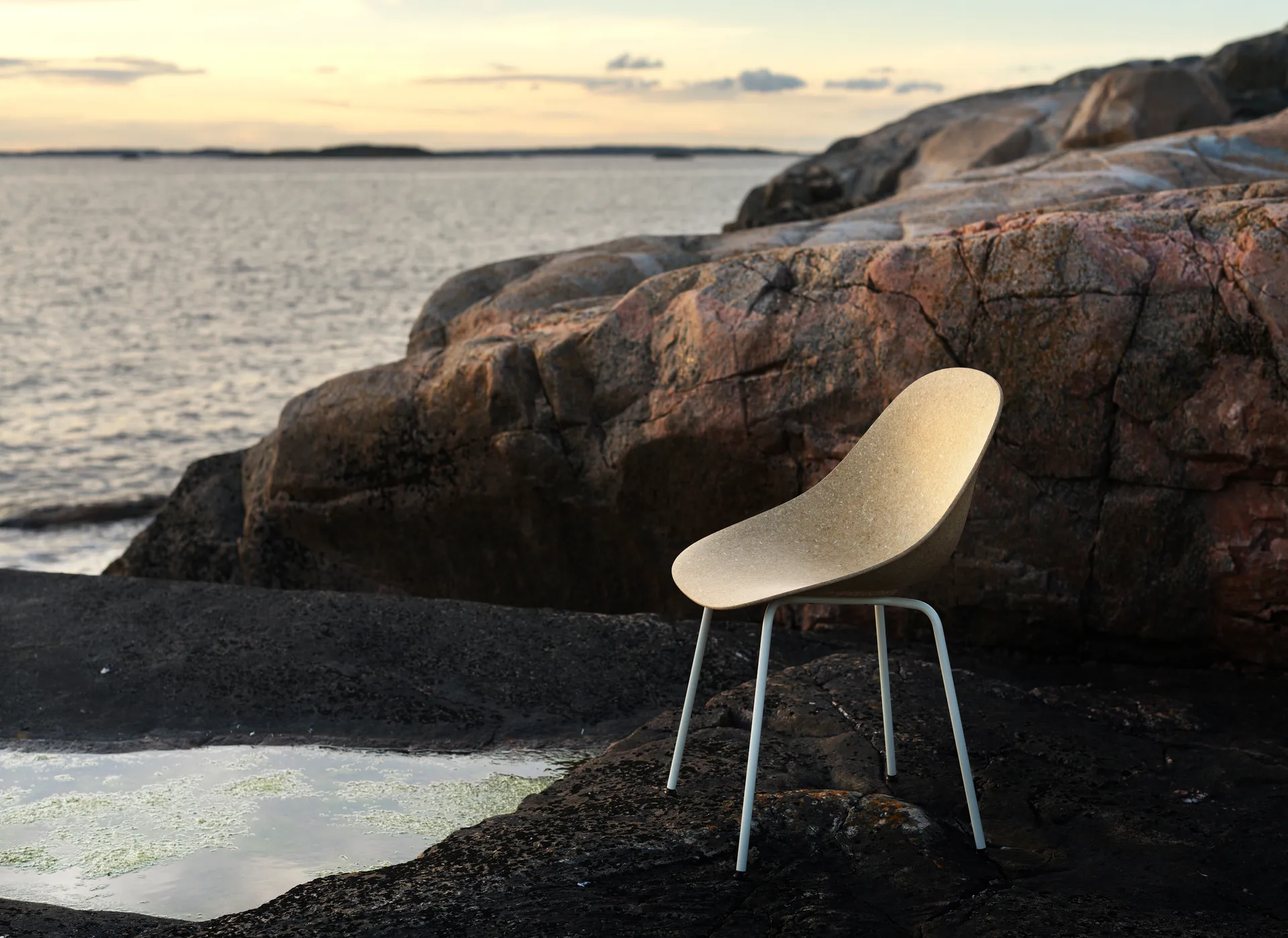 Sedia Mat , Hemp-cream steel Normann Copenhagen