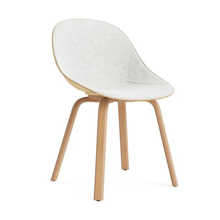 Sedia Mat rivestita frontalmente - Hallingdal 110-hemp-faggio - Normann Copenhagen