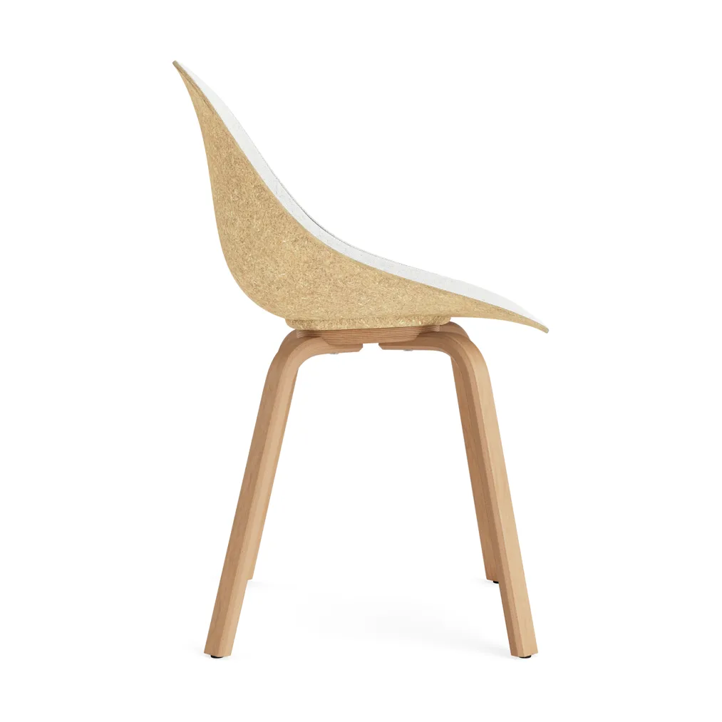 Sedia Mat rivestita frontalmente, Hallingdal 110-hemp-faggio Normann Copenhagen